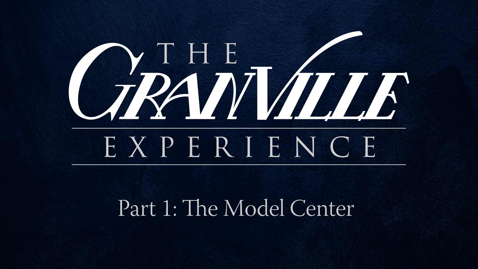 Part 1: Model Center